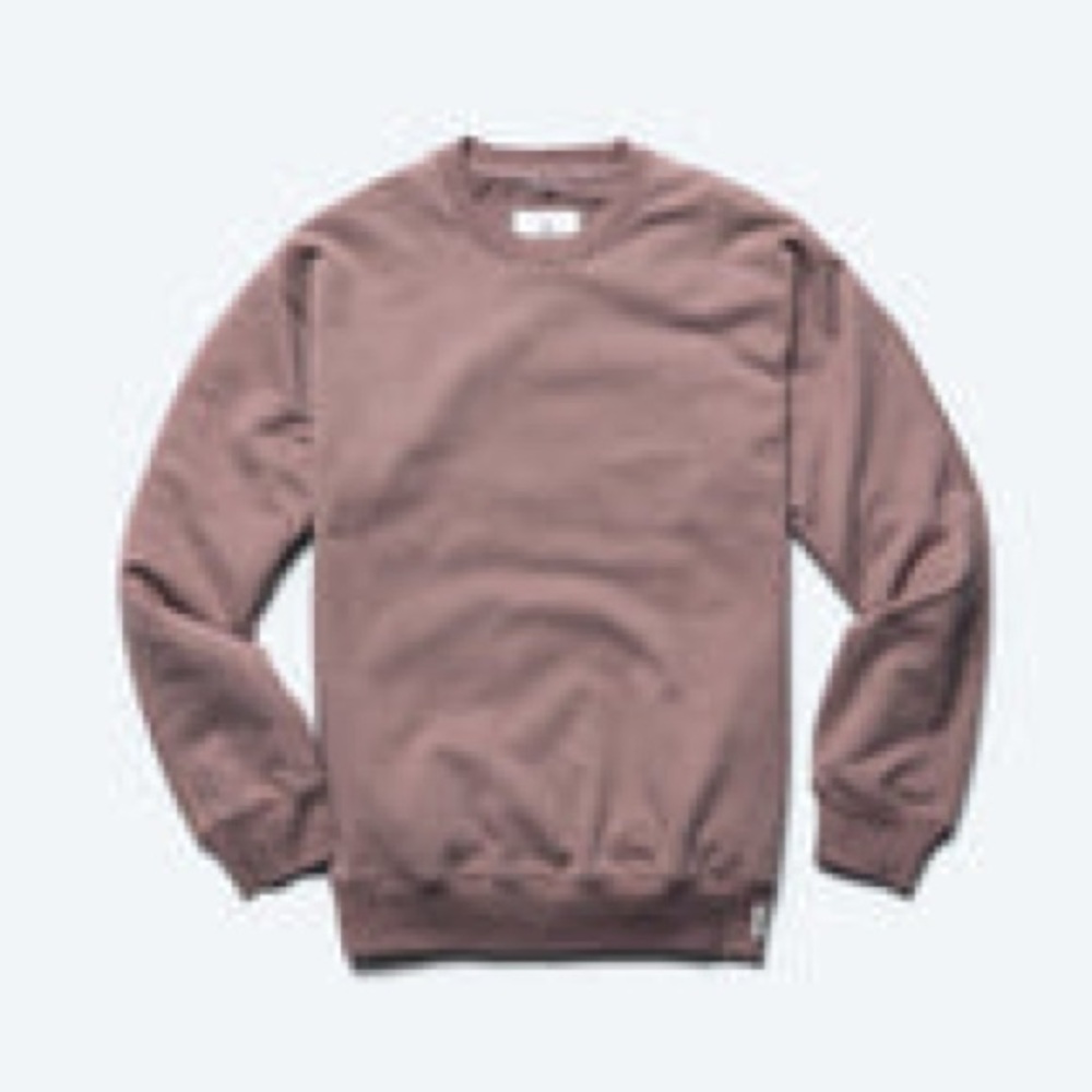 Reigning Champ Men's Dusty Pink Crewneck Sweater
